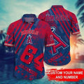 Los Angeles Angels Custom Stripe Hawaiian - Adult & Kids T-Shirts, Sweatshirts & Hoodies apparel design preview 1