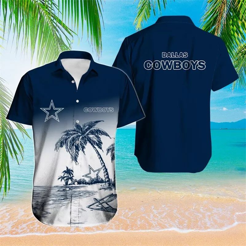 Dallas Cowboys Hawaiian Beachfront Vibes 792919 - Adult & Kids T-Shirts, Sweatshirts & Hoodies apparel design preview 1