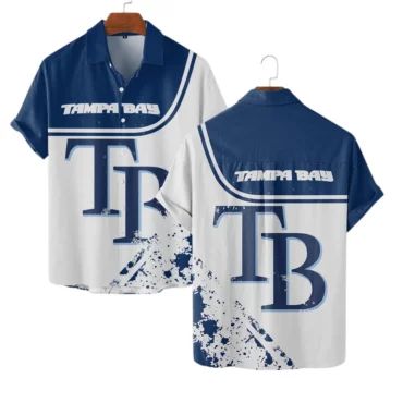 Tampa Bay Rays Bold Logo Hawaiian - Adult & Kids T-Shirts, Sweatshirts & Hoodies apparel design preview 1