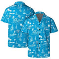 Miami Marlins Sailboat Paradise Hawaiian - Adult & Kids T-Shirts, Sweatshirts & Hoodies apparel design preview 1