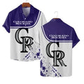 Colorado Rockies Minimalist Splash Hawaiian - Adult & Kids T-Shirts, Sweatshirts & Hoodies apparel design preview 1