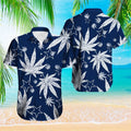 Dallas Cowboys Hawaiian with Leafy Stars Design - Adult & Kids T-Shirts, Sweatshirts & Hoodies apparel design preview 1