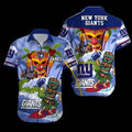 New York Giants Tiki Wave Personalized Hawaiian - Adult & Kids T-Shirts, Sweatshirts & Hoodies apparel design preview 1