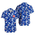 Chicago Cubs Fly the W Hawaiian - Adult & Kids T-Shirts, Sweatshirts & Hoodies apparel design preview 1