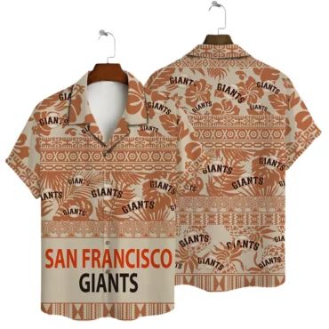 San Francisco Giants Retro Tribal Hawaiian - Adult & Kids T-Shirts, Sweatshirts & Hoodies apparel design preview 1
