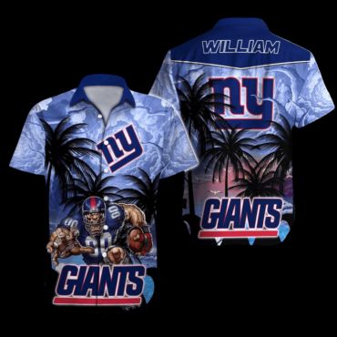 Personalized New York Giants Twilight Escape Hawaiian - Adult & Kids T-Shirts, Sweatshirts & Hoodies apparel design preview 1