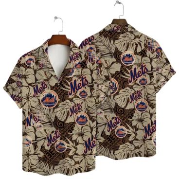 New York Mets Island Escape Hawaiian - Adult & Kids T-Shirts, Sweatshirts & Hoodies apparel design preview 1