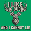 I Like Big Bucks and Cannot Lie - Adult & Kids T-Shirts, Sweatshirts & Hoodies apparel design preview 1