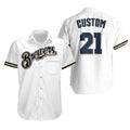 Milwaukee Brewers Custom Classic Hawaiian - Adult & Kids T-Shirts, Sweatshirts & Hoodies apparel design preview 1