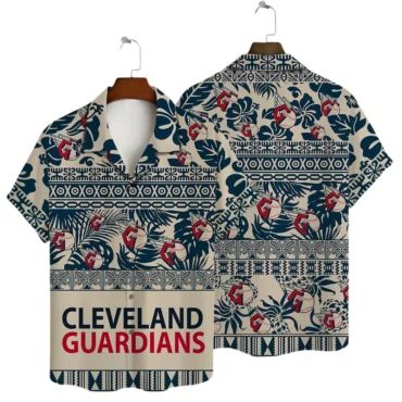 Cleveland Guardians Tribal Print Hawaiian - Adult & Kids T-Shirts, Sweatshirts & Hoodies apparel design preview 1