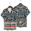 Cleveland Guardians Tribal Print Hawaiian - Adult & Kids T-Shirts, Sweatshirts & Hoodies apparel design preview 1
