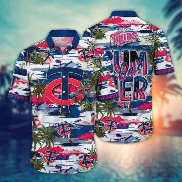 Minnesota Twins Summer Vibes Hawaiian - Adult & Kids T-Shirts, Sweatshirts & Hoodies apparel design preview 1