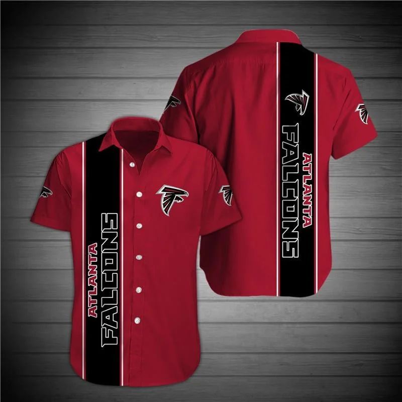 Atlanta Falcons Hawaiian Classic Stripe Design 431197 - Adult & Kids T-Shirts, Sweatshirts & Hoodies apparel design preview 1