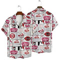 Cincinnati Reds Baseball Icons Hawaiian - Adult & Kids T-Shirts, Sweatshirts & Hoodies apparel design preview 1