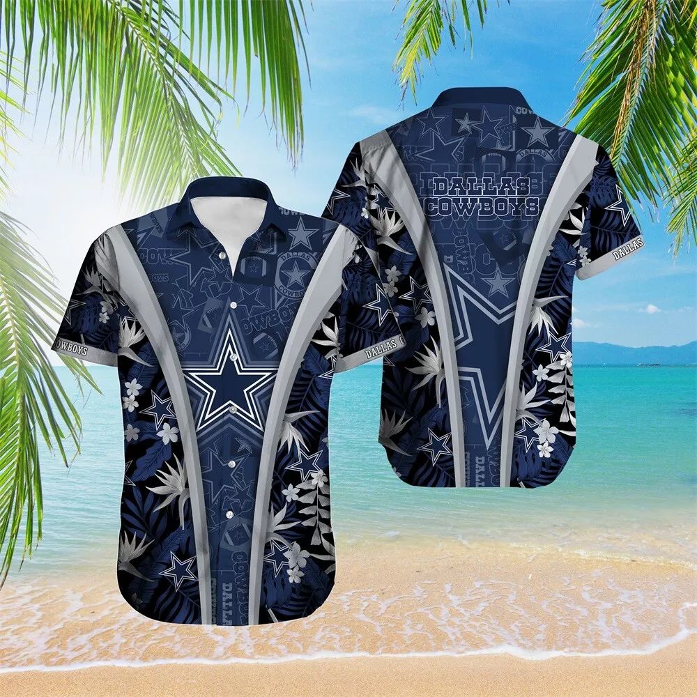 Dallas Cowboys Hawaiian Starburst Design 768438 - Adult & Kids T-Shirts, Sweatshirts & Hoodies apparel design preview 1