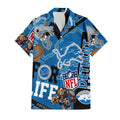 Detroit Lions Hawaiian For Life 697094 - Adult & Kids T-Shirts, Sweatshirts & Hoodies apparel design preview 1