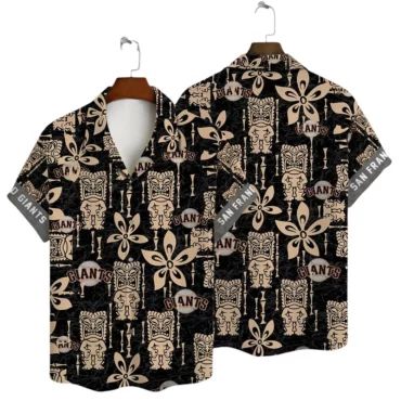 San Francisco Giants Tiki Vibes Hawaiian - Adult & Kids T-Shirts, Sweatshirts & Hoodies apparel design preview 1