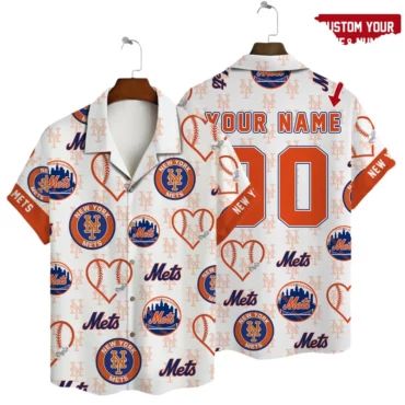 New York Mets Game Day Getaway Hawaiian - Adult & Kids T-Shirts, Sweatshirts & Hoodies apparel design preview 1