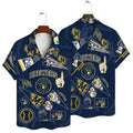 Milwaukee Brewers Fan Collage Hawaiian - Adult & Kids T-Shirts, Sweatshirts & Hoodies apparel design preview 1
