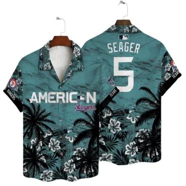 Corey Seager Texas Rangers Hawaiian - Adult & Kids T-Shirts, Sweatshirts & Hoodies apparel design preview 1