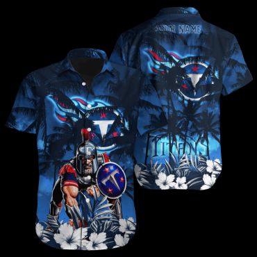 Personalized Tennessee Titans Night Shield Hawaiian - Adult & Kids T-Shirts, Sweatshirts & Hoodies apparel design preview 1