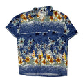 Koko Knot Floral Hawaiian XL Blue Cotton - Adult & Kids T-Shirts, Sweatshirts & Hoodies apparel design preview 1