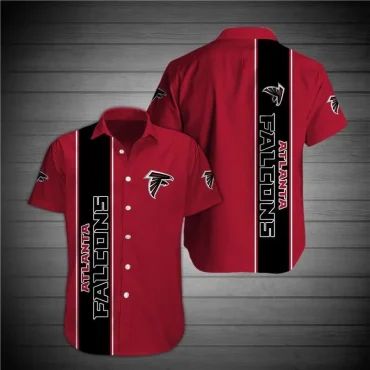 Atlanta Falcons Classic Stripe Hawaiian - Adult & Kids T-Shirts, Sweatshirts & Hoodies apparel design preview 1