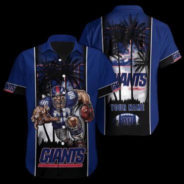 Personalized New York Giants Tropical Night Hawaiian - Adult & Kids T-Shirts, Sweatshirts & Hoodies apparel design preview 1
