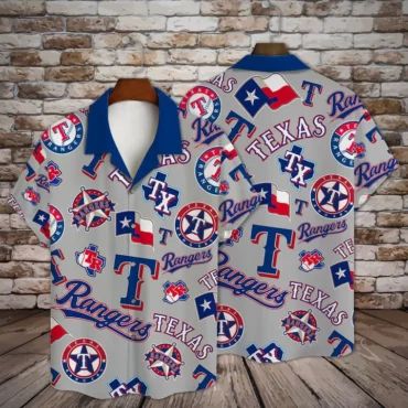 Texas Rangers Lone Star Spirit Hawaiian - Adult & Kids T-Shirts, Sweatshirts & Hoodies apparel design preview 1