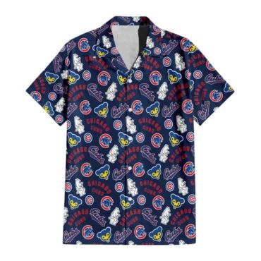 Chicago Cubs Classic Emblem Hawaiian - Adult & Kids T-Shirts, Sweatshirts & Hoodies apparel design preview 1