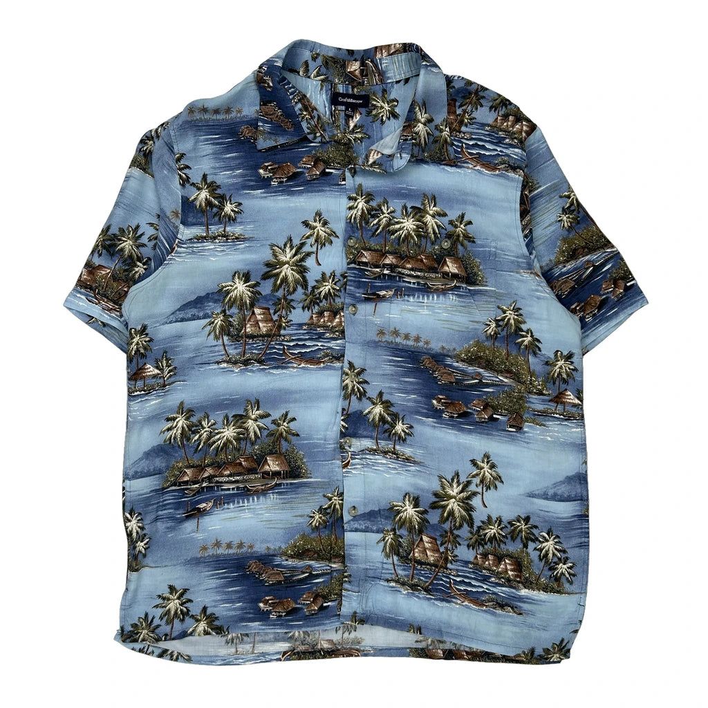 Croft Barrow Hawaiian Large Blue Cotton - Adult & Kids T-Shirts, Sweatshirts & Hoodies apparel design preview 1