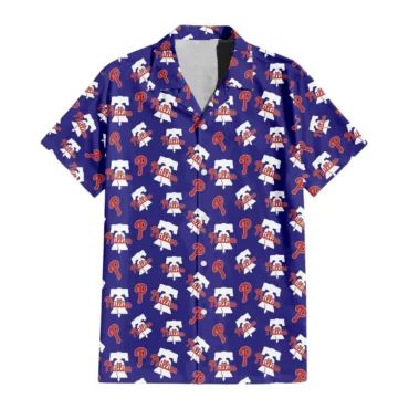Philadelphia Phillies Iconic Logo Hawaiian - Adult & Kids T-Shirts, Sweatshirts & Hoodies apparel design preview 1