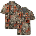 Baltimore Orioles Retro Patchwork Hawaiian - Adult & Kids T-Shirts, Sweatshirts & Hoodies apparel design preview 1