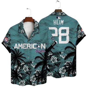 Jonah Heim Texas Rangers Hawaiian - Adult & Kids T-Shirts, Sweatshirts & Hoodies apparel design preview 1