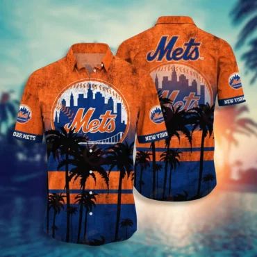 New York Mets All-American Hawaiian - Adult & Kids T-Shirts, Sweatshirts & Hoodies apparel design preview 1