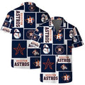 Houston Astros All-Star Patchwork Hawaiian - Adult & Kids T-Shirts, Sweatshirts & Hoodies apparel design preview 1