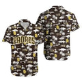 San Diego Padres Sunset Palms Hawaiian - Adult & Kids T-Shirts, Sweatshirts & Hoodies apparel design preview 1