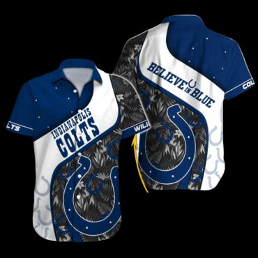 Indianapolis Colts Touchdown Tropical Aloha - Adult & Kids T-Shirts, Sweatshirts & Hoodies apparel design preview 1