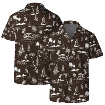 San Diego Padres Island Sail Hawaiian - Adult & Kids T-Shirts, Sweatshirts & Hoodies apparel design preview 1