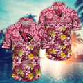Arizona Cardinals Hawaiian Floral Sunset Design - Adult & Kids T-Shirts, Sweatshirts & Hoodies apparel design preview 1
