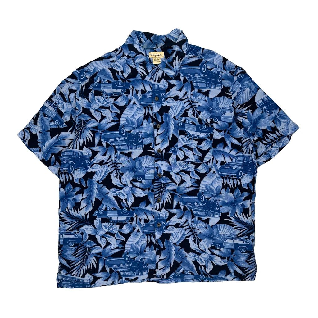 Panama Jack Hawaiian XL Blue Viscose - Adult & Kids T-Shirts, Sweatshirts & Hoodies apparel design preview 1