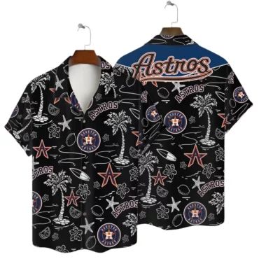 Houston Astros Island Vibe Hawaiian - Adult & Kids T-Shirts, Sweatshirts & Hoodies apparel design preview 1