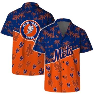New York Mets Beach Party Hawaiian - Adult & Kids T-Shirts, Sweatshirts & Hoodies apparel design preview 1