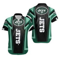 New York Jets Dynamic Stripe Hawaiian - Adult & Kids T-Shirts, Sweatshirts & Hoodies apparel design preview 1