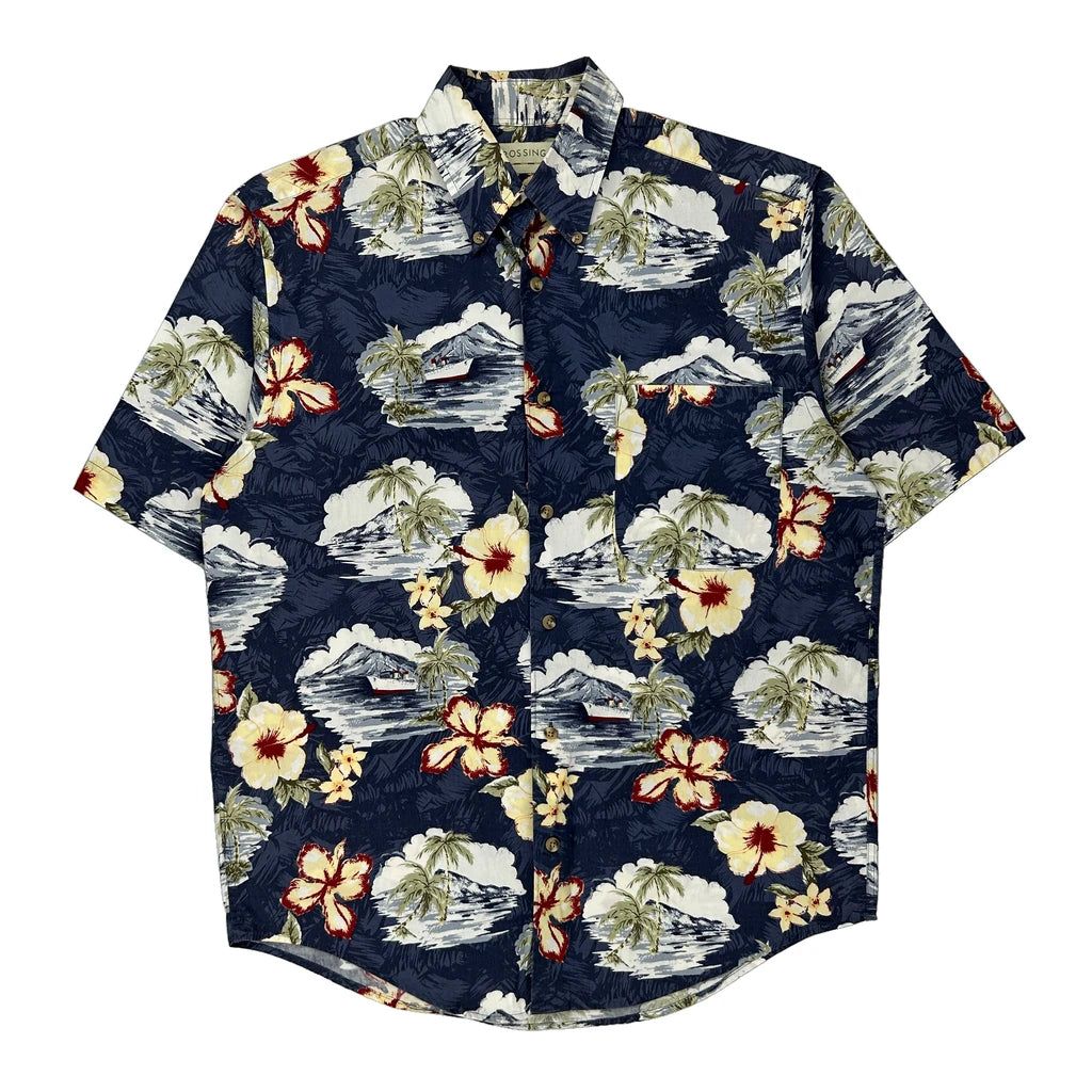 Crossings Floral Hawaiian Small Multicoloured Cotton - Adult & Kids T-Shirts, Sweatshirts & Hoodies apparel design preview 1