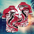 Atlanta Falcons Swirl Tropics Hawaiian - Adult & Kids T-Shirts, Sweatshirts & Hoodies apparel design preview 1