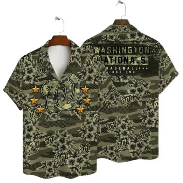 Washington Nationals Baseball Since 1901 Hawaiian - Adult & Kids T-Shirts, Sweatshirts & Hoodies apparel design preview 1