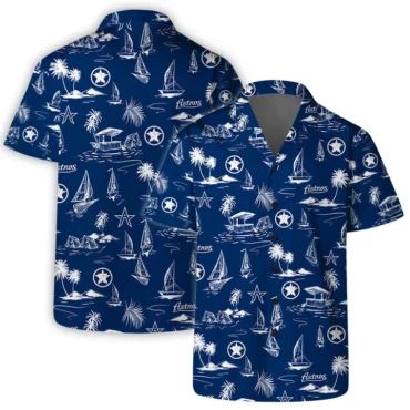 Houston Astros Tropical Sail Away Hawaiian - Adult & Kids T-Shirts, Sweatshirts & Hoodies apparel design preview 1