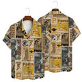 Pittsburgh Pirates Vintage Collage Hawaiian - Adult & Kids T-Shirts, Sweatshirts & Hoodies apparel design preview 1
