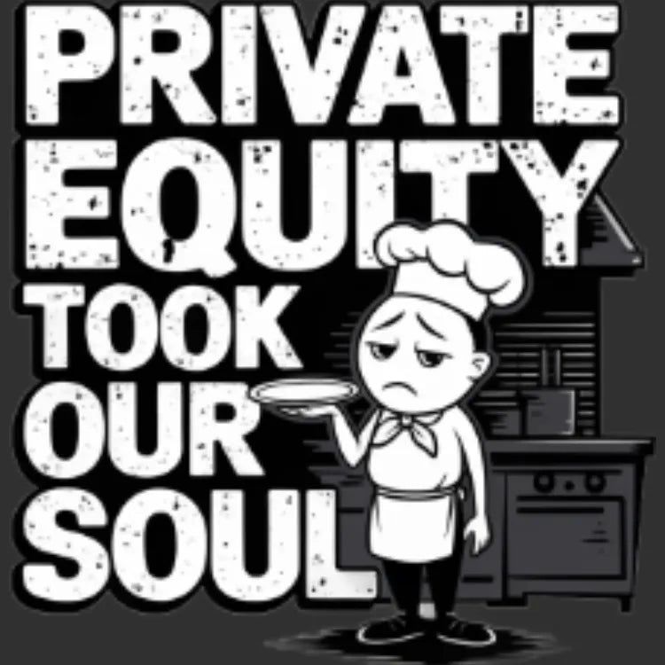 Private Equity Took Our Soul - Adult & Kids T-Shirts, Sweatshirts & Hoodies apparel design preview 1